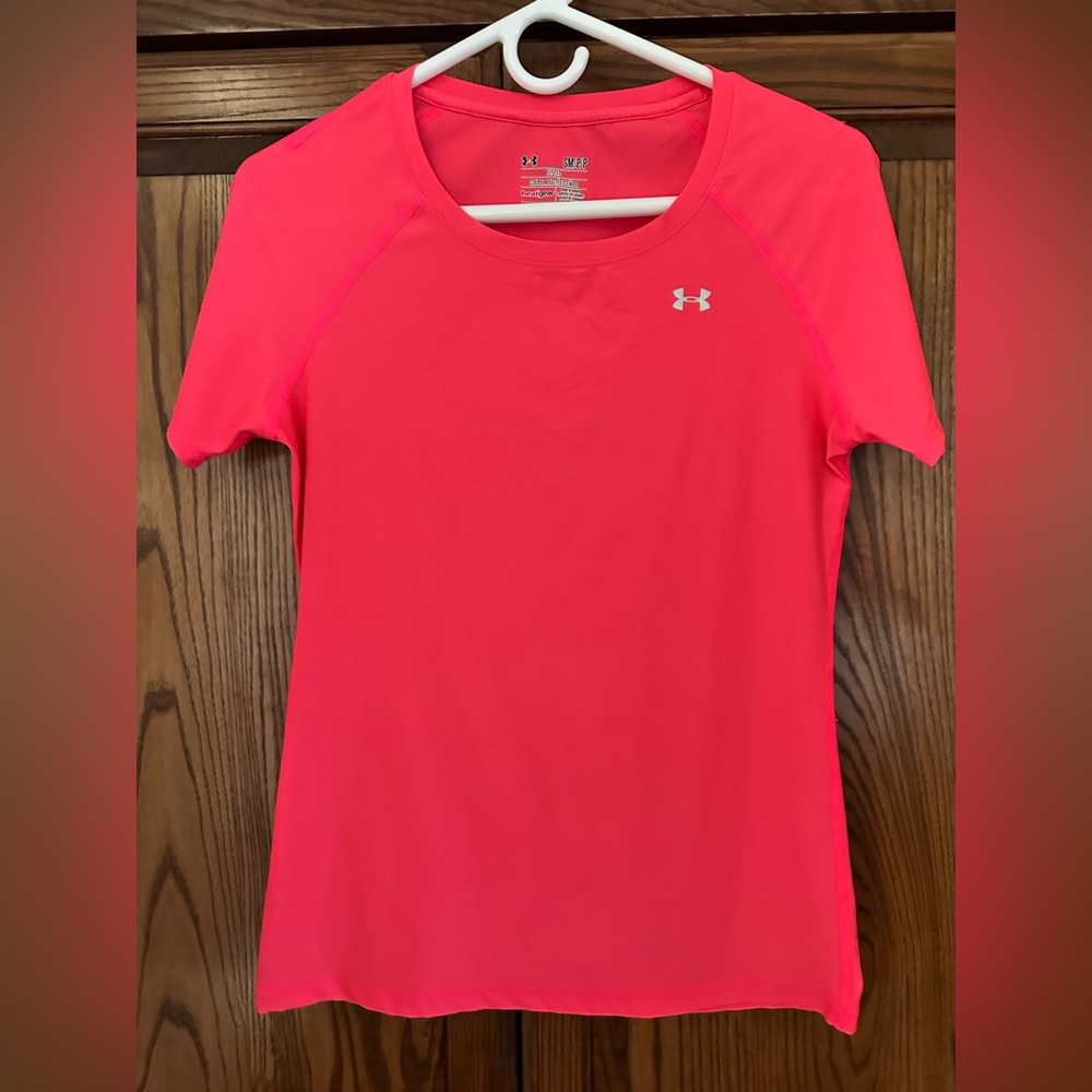 Under Armour Women's Bright Pink Short Sleeve Tee